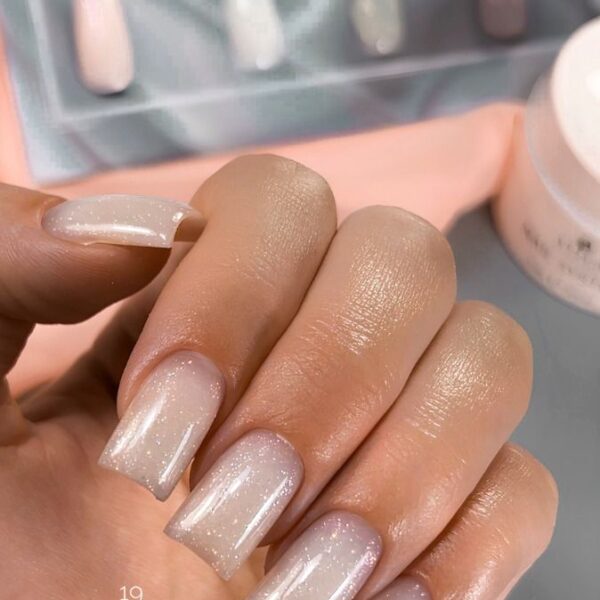 16451 Żel Budujące eXel19 Milk Shine Shimmer 30 ml