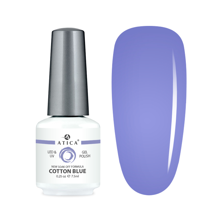 GPM075 Gel polish Cotton Blue