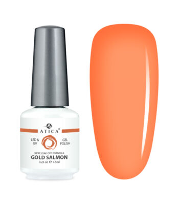 GPM076 Gel polish Gold Salmon