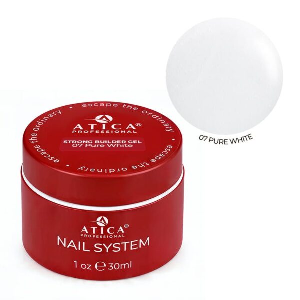 ŻEL BUDUJĄCE STRONG PURE WHITE 30 ml  mleczny 85435