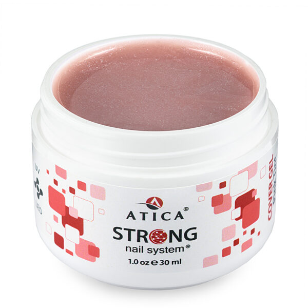 ŻEL BUDUJĄCE STRONG COVER Pink Tint 30 ml kamuflaż z połyskiem 85436