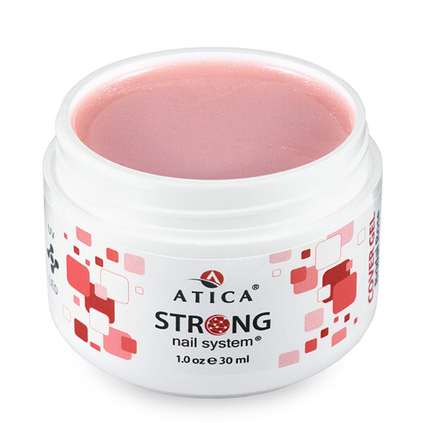 ŻEL BUDUJĄCE STRONG COVER Bridal Rose 30 ml kamuflaż z połyskiem 85437