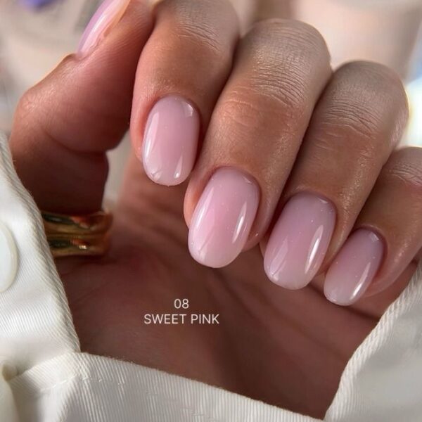 12734 Żel Budujące eXel  Sweet Pink Shimmer 30 ml