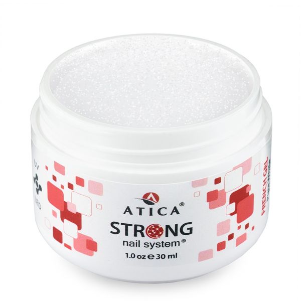 STRONG Gel Pure White shimmer 30ml 85439