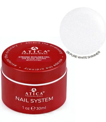 STRONG Gel Pure White shimmer 30ml 85439