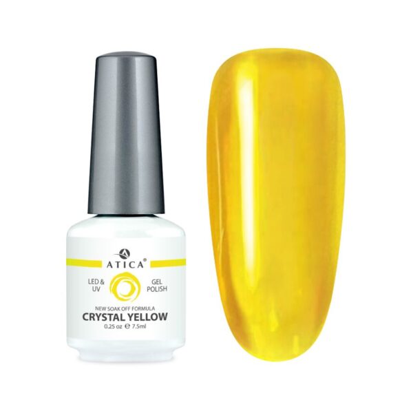 GPM266 Gel polish Crystal Yellow