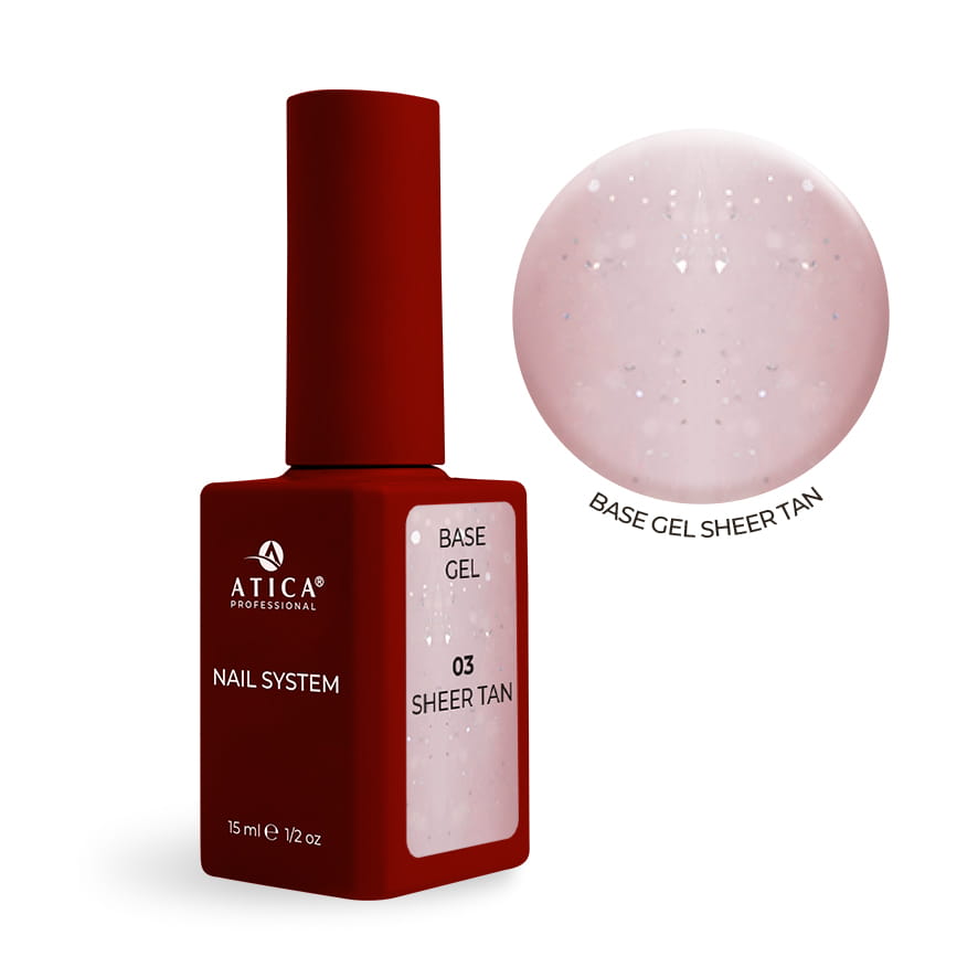 ATICA BASE GEL 03 Sheer Tan 15 ml