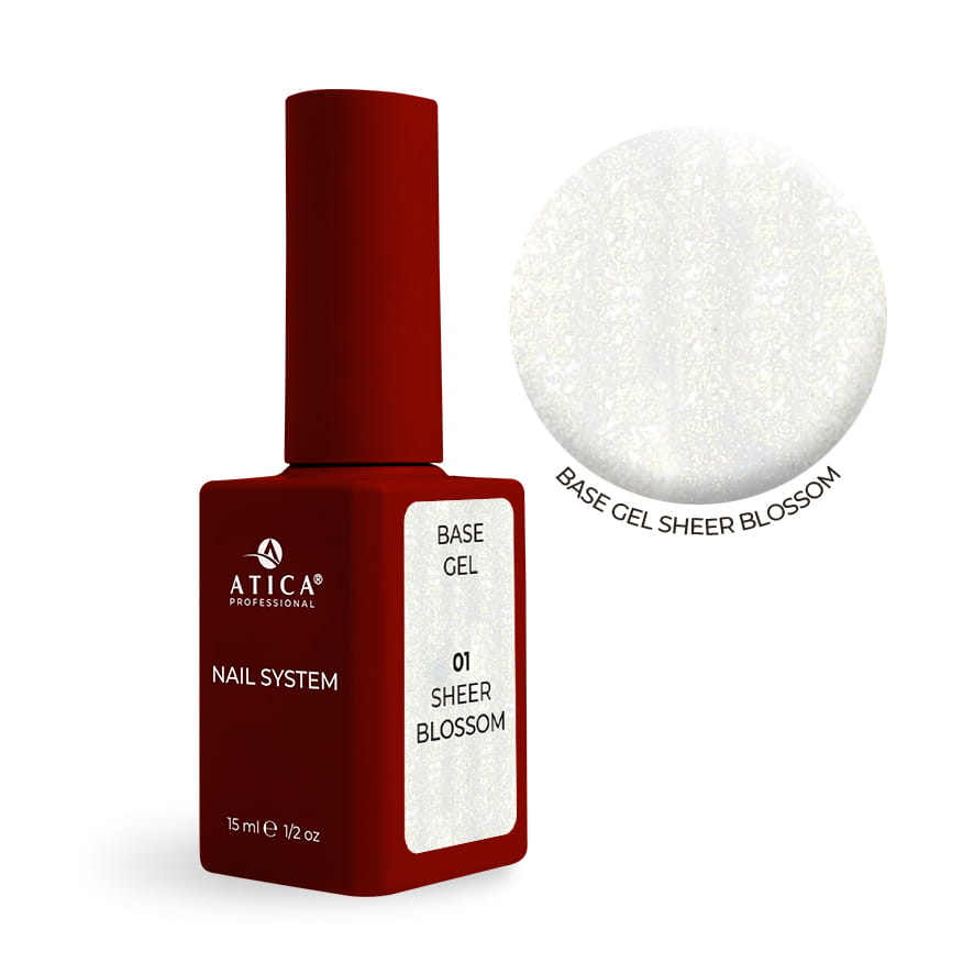 ATICA BASE GEL 01 Sheer Blossom 15 ml