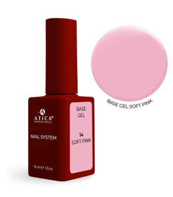 ATICA BASE GEL 14 Soft Pink 15 ml